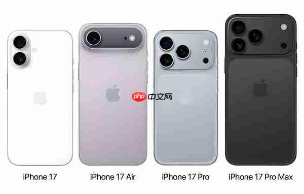 四机齐发!iphone 17系列揭秘:air极致纤薄 pro三摄升级