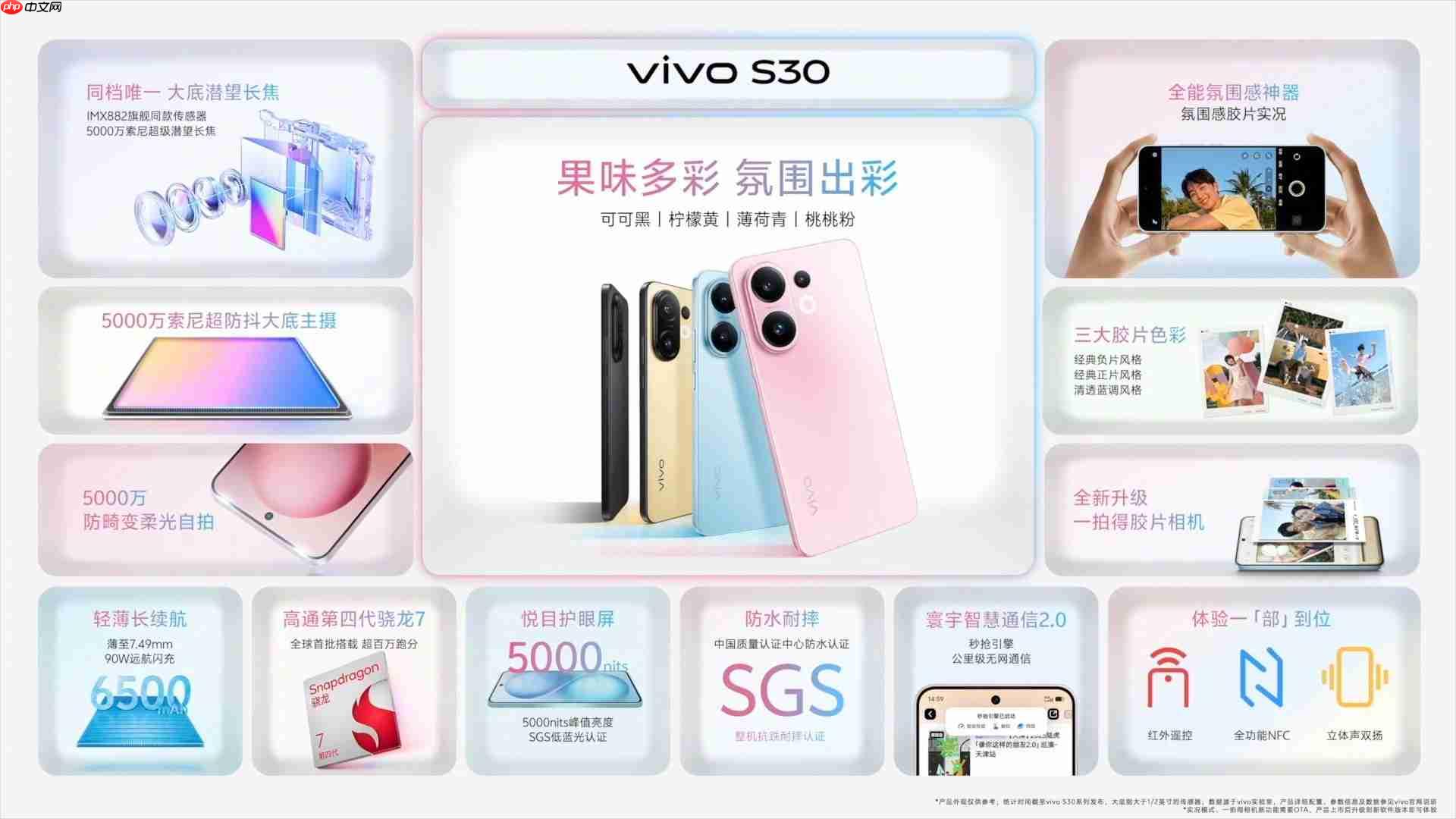 vivo S30系列发布,多彩果味,夏日live首选!