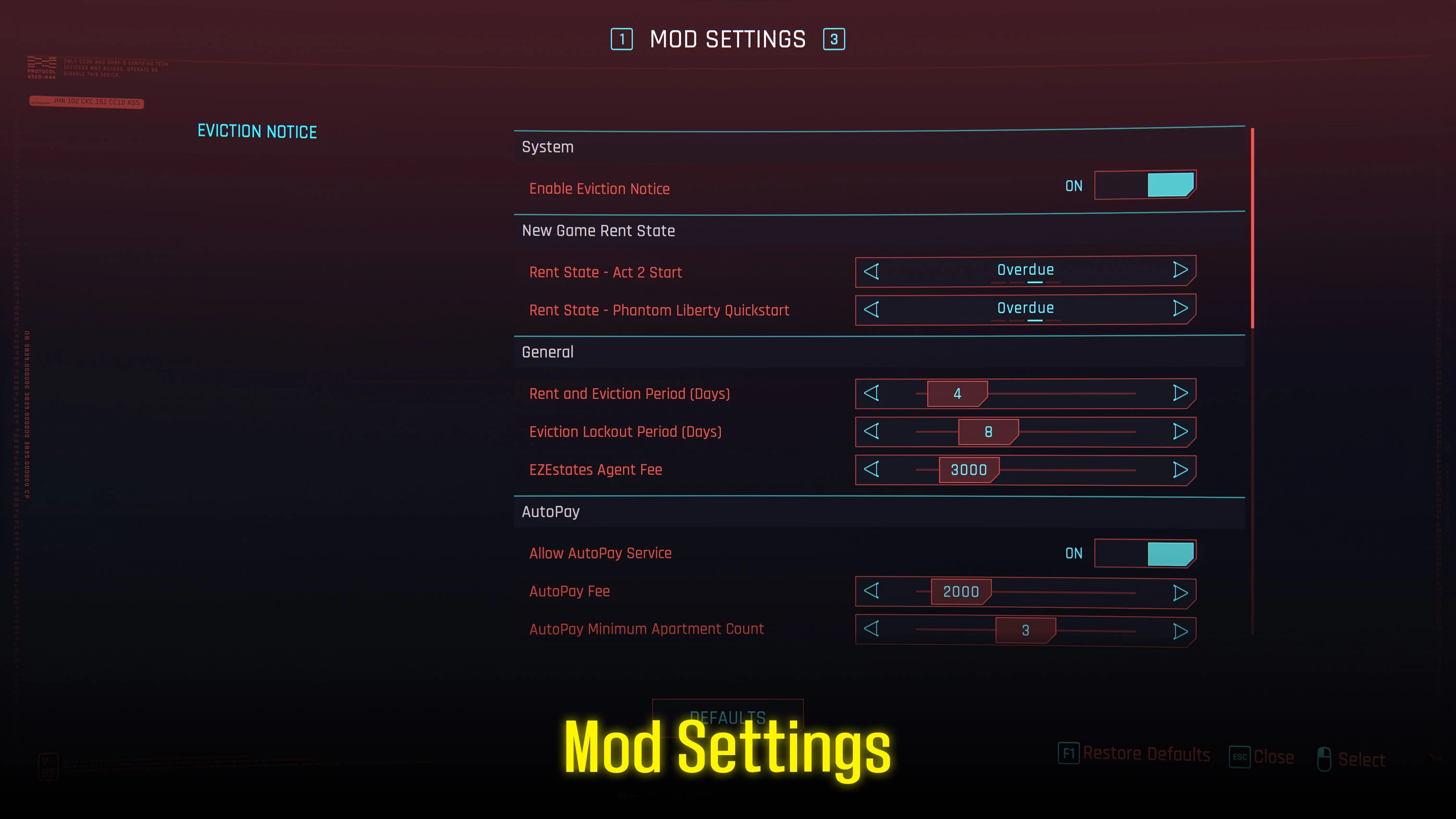 《赛博朋克2077》完整租房MOD 体验真实租房压力