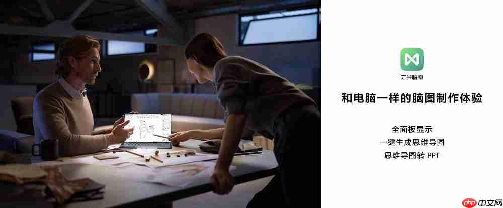 桌面级AI办公体验!万兴脑图深度适配鸿蒙平板,解锁高效生产力