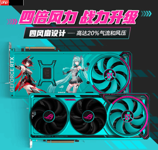 16999元!ROG夜神RTX 5080初音未来联名显卡上架