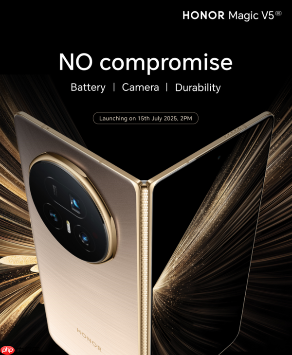 荣耀Magic V5将于下周登陆全球市场:全球最薄大折叠