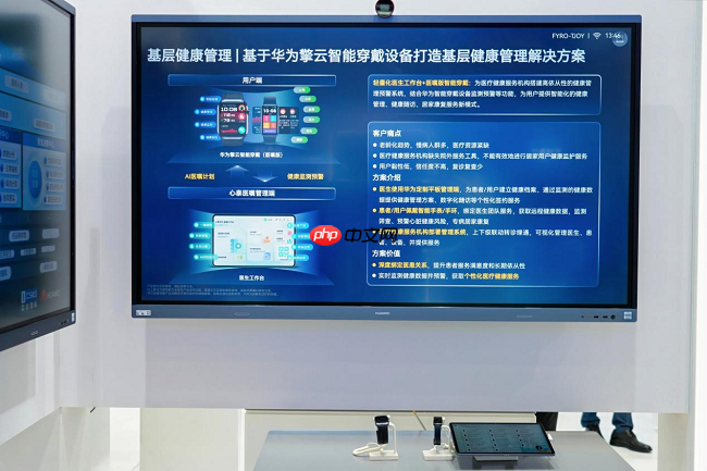以商用穿戴使能健康管理华为擎云亮相中国卫生信息技术大会