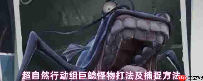 超自然行动组巨鲶终极狩猎指南：疾影捕捉与战术破解