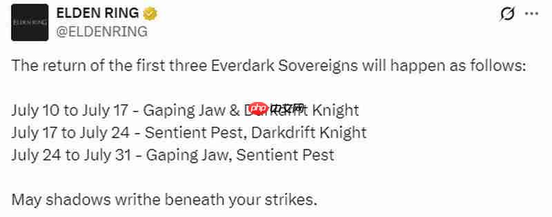 《艾尔登法环:黑夜君临》永夜之王第二弹阵容公开
