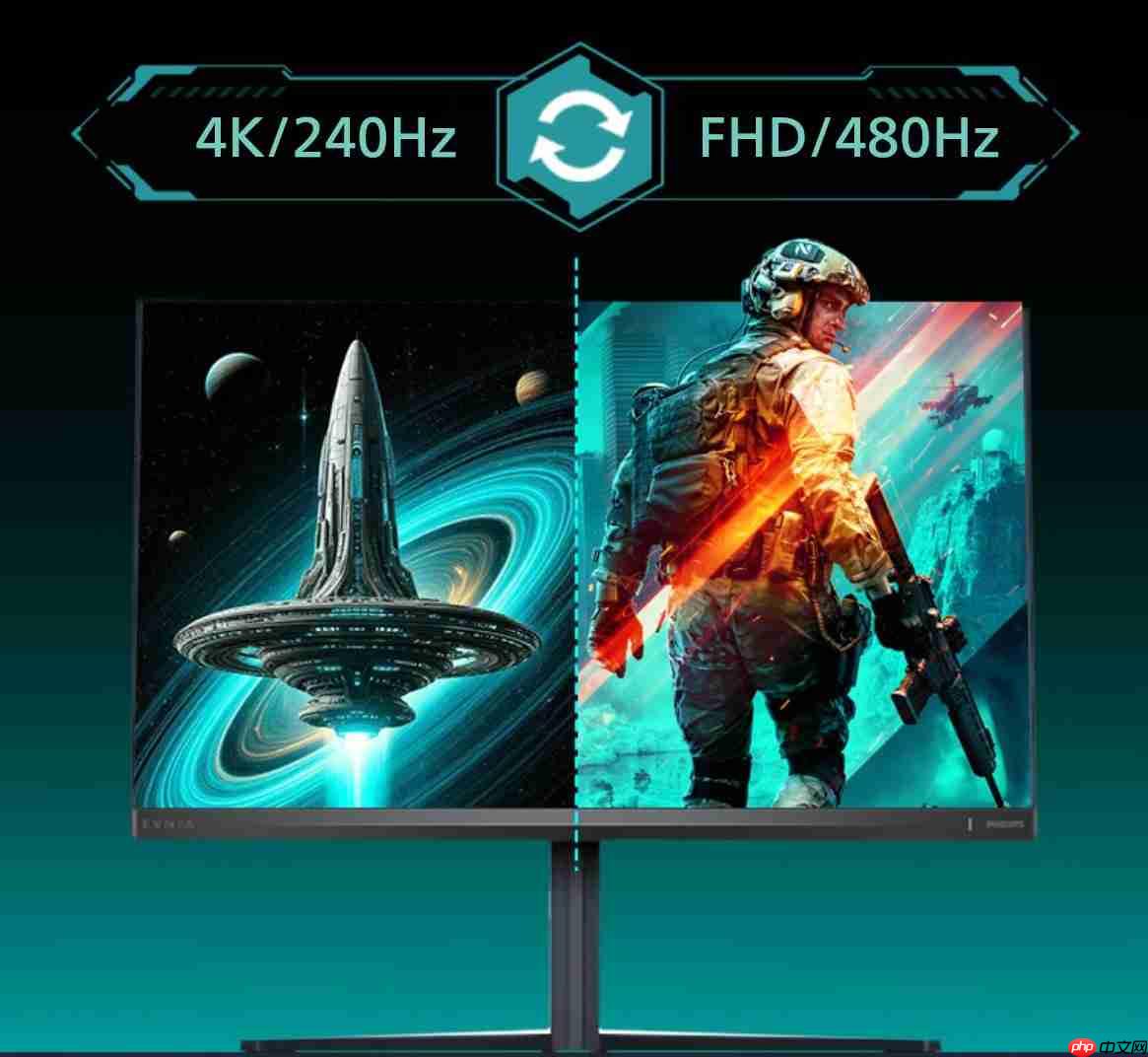 双模双待，模力全开——飞利浦EVNIA双模游戏显示器27M2N5800P闪耀来袭！