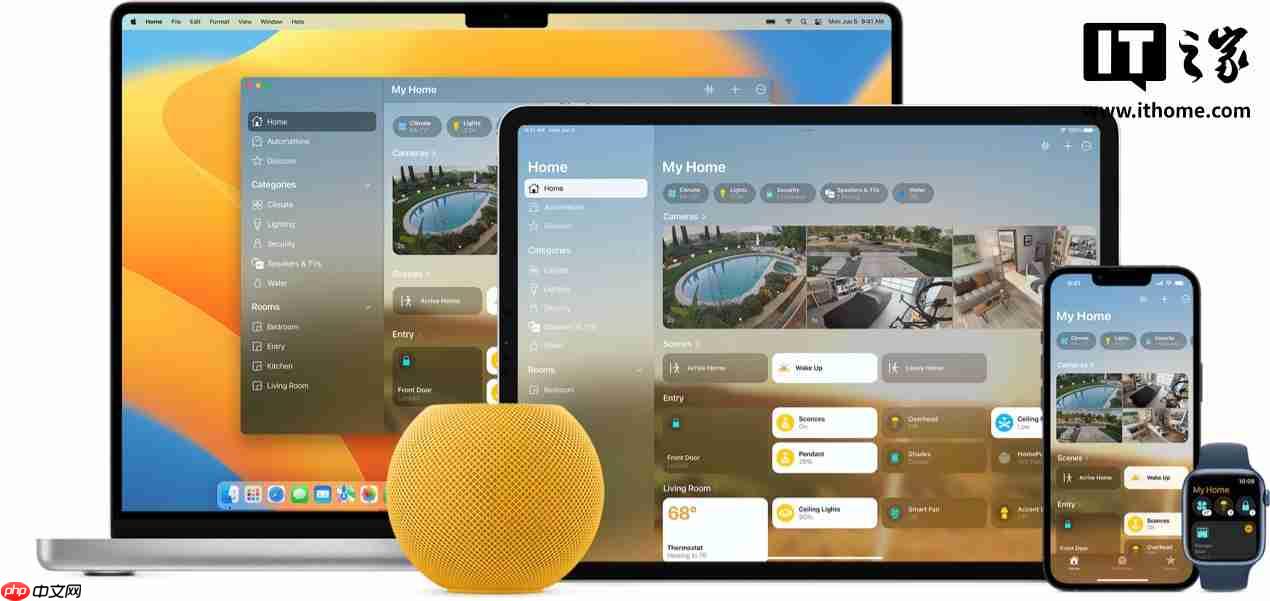 苹果今秋将结束旧版 HomeKit 架构支持,用户需更新固件
