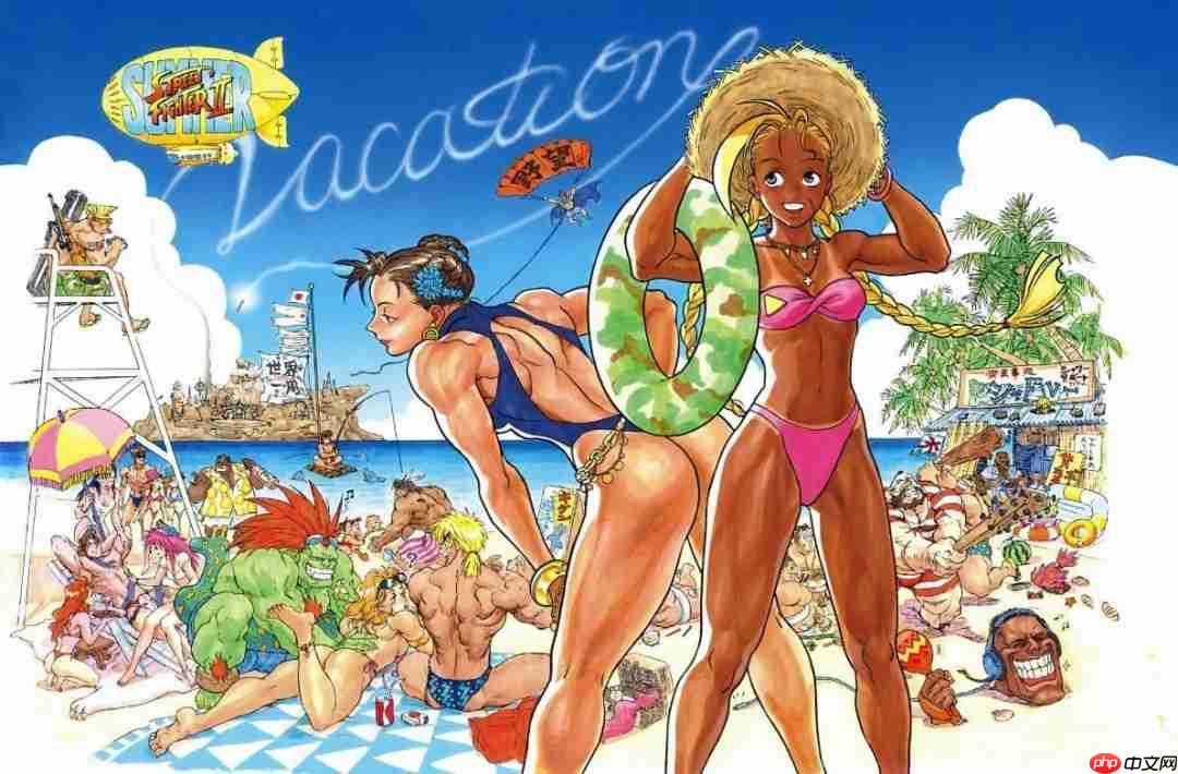 《街头霸王6》泳装造型8月5日上线!嘉米春丽经典复刻!