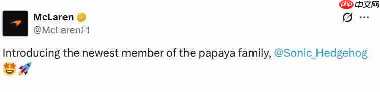 我们联合! 索尼克和迈凯伦30年再次合作