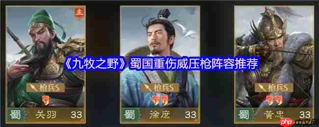 九牧之野蜀国三重压制枪：重伤+威压+双系联动战术详解