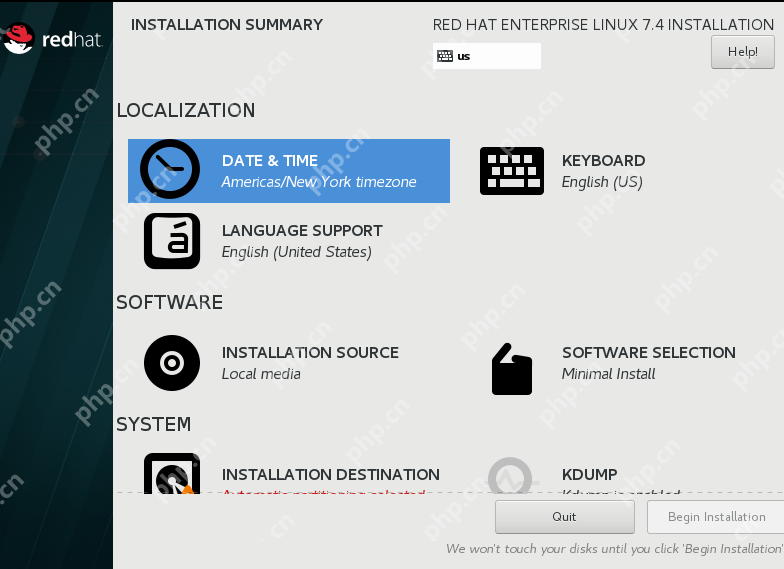 RedHat Enterprise Linux 7.x版本虚拟机安装教程
