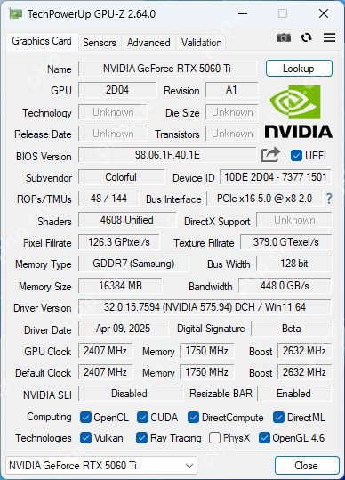七彩虹iGame RTX 5060 Ti Ultra W OC 16GB显卡评测：进阶甜品级的实力担当