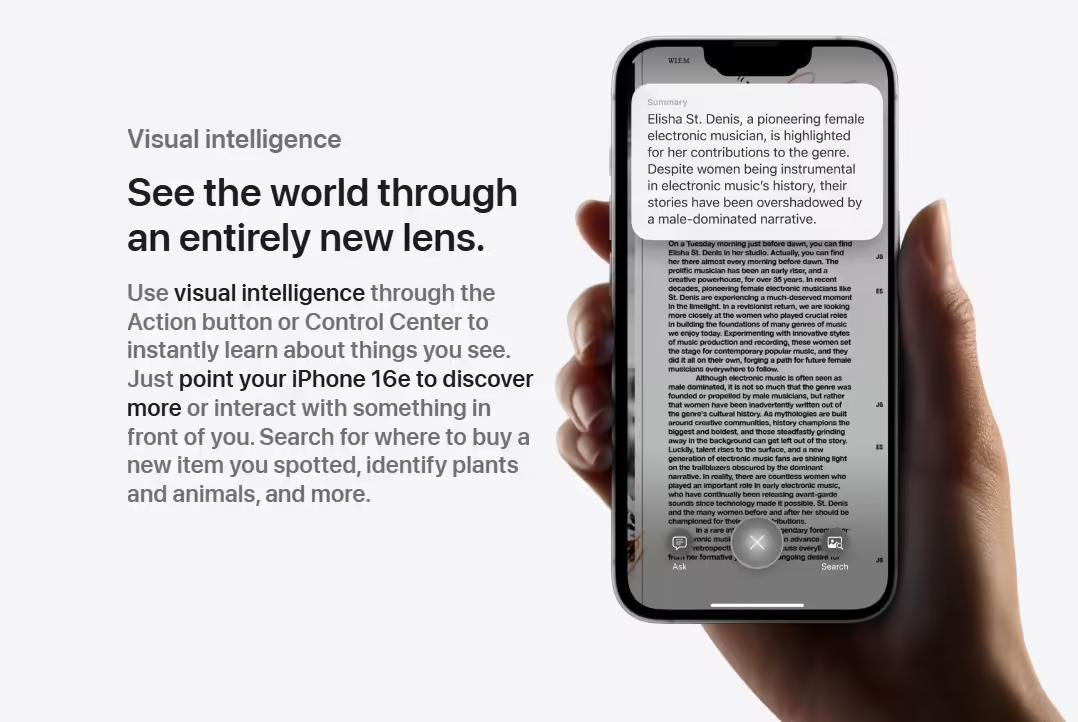 苹果官网又闹乌龙：iPhone 16e宣传图出现“灵动岛”