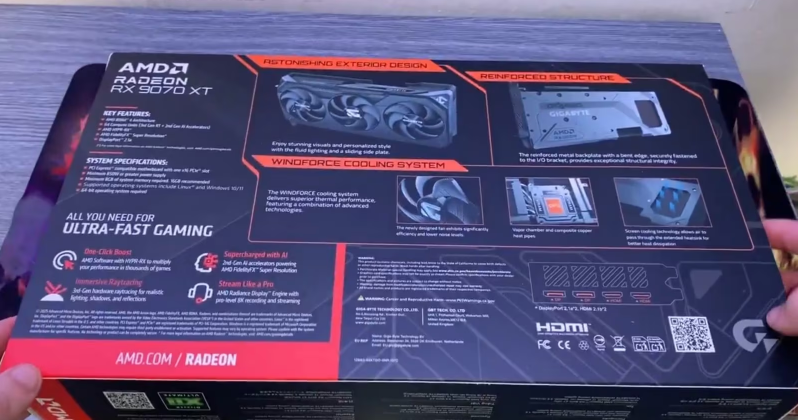 技嘉9070 XT提前曝光!重要的价格没披露 有营销嫌疑!