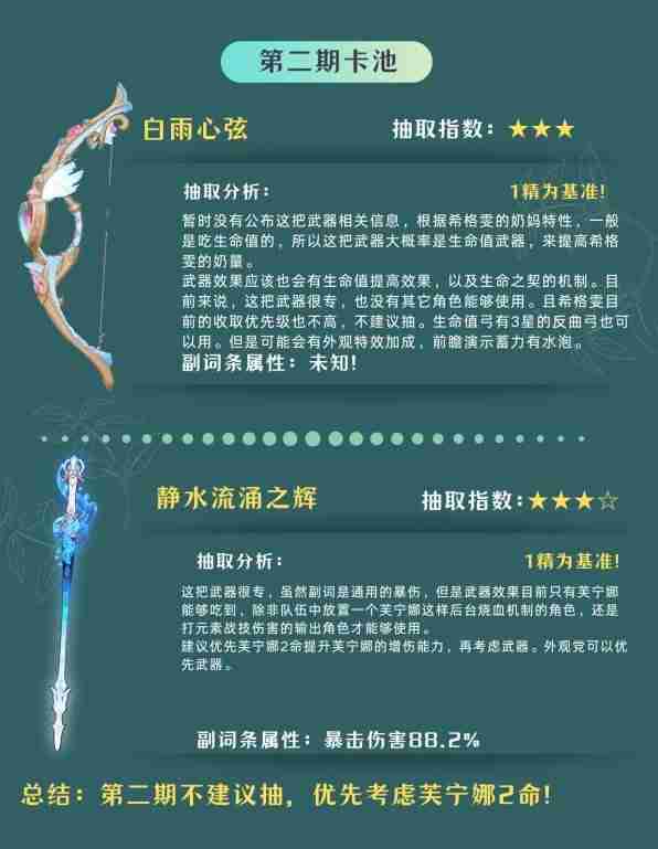 《原神》4.7版本卡池抽取指南