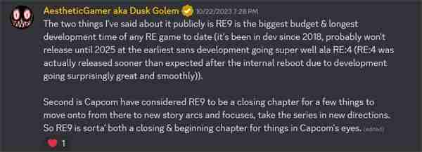 曝《生化危机9》里昂百分百为主角 吉尔非重要角色