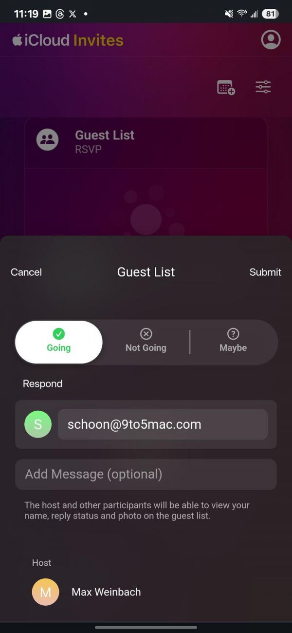 苹果Invites应用跨平台体验，安卓用户实测报告
