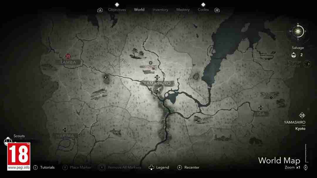 刺客信条:影“探索”主题深度解析:揭开世界地图的秘密与丰富的互动机制