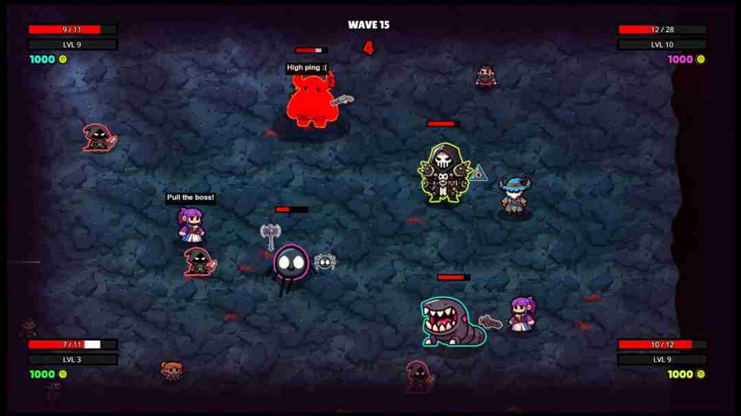 Noobs Are Coming,Steam页面开放:成为最终BOSS,主宰竞技场Roguelike的混乱战场