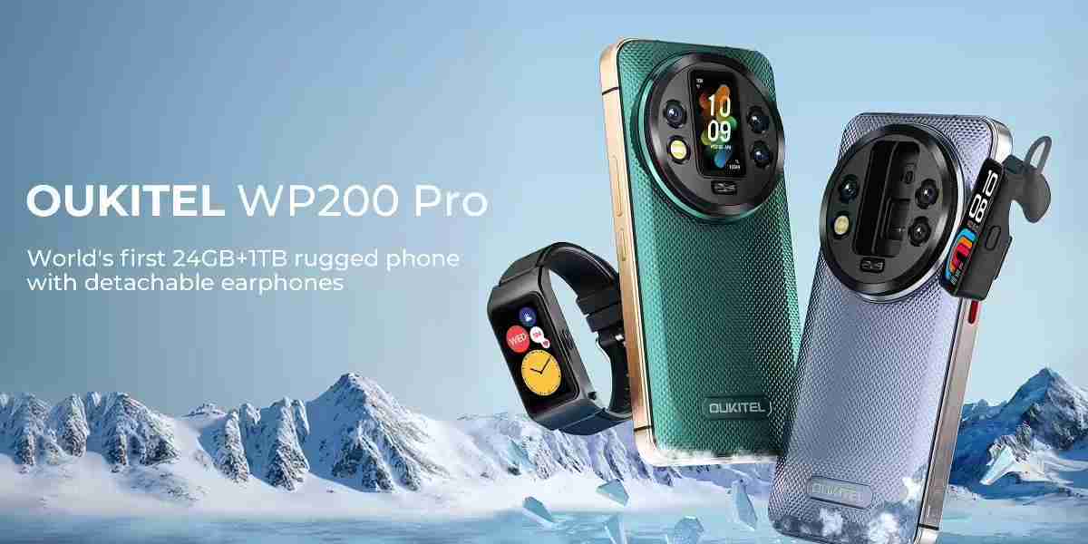 Oukitel发布多款三防手机:WP200 Pro内置可拆卸带屏蓝牙耳机