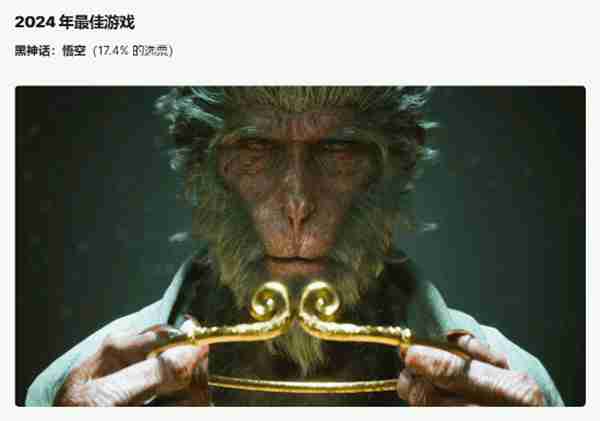 IGN社区投票奖项公布 《黑神话:悟空》获年度最佳