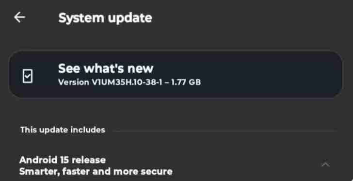 摩托罗拉Edge 50 Pro手机安卓15更新问题频出:续航暴降、相机崩溃