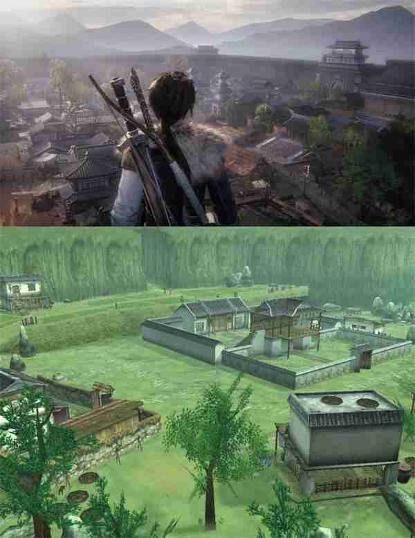 《仙剑奇侠传四》重制版画面对比原版 效果天差地别