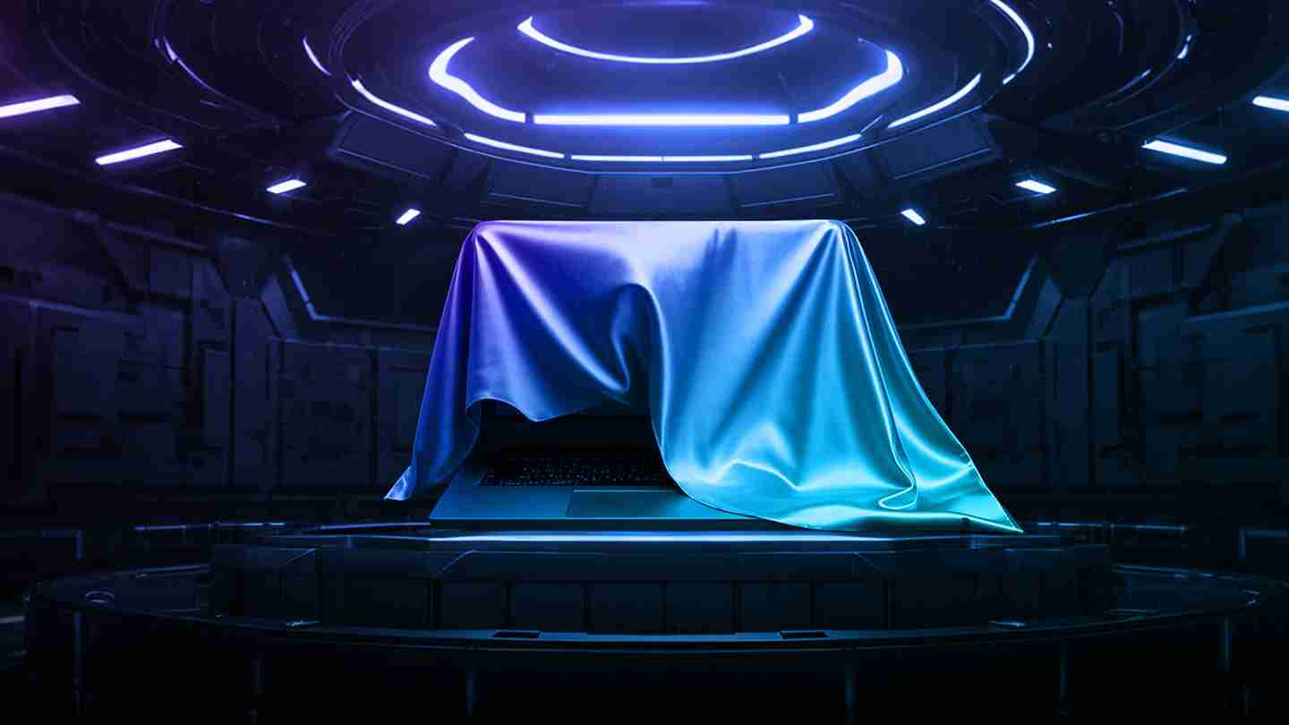 未来人类 18 英寸笔记本电脑预热:最大支持 192GB 四条内存,被曝首发双雷电 5 + 双 RJ45 有线网口