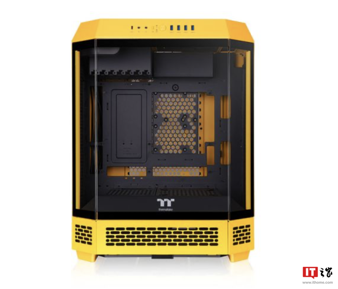 曜越透视 The Tower 600 八角柱中塔 ATX 机箱新增“泡泡粉”“蜂芒黄”配色,1199 元