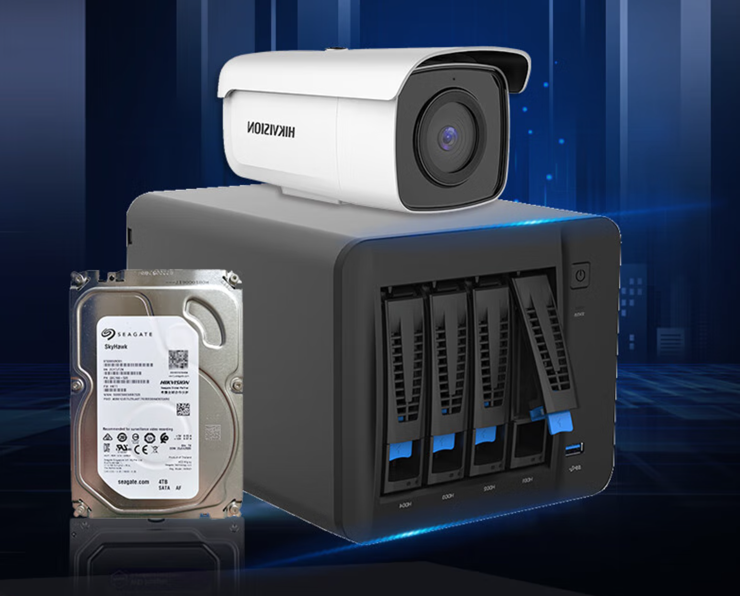 政府补贴 108 元：希捷海康 SkyHawk 酷鹰硬盘 4TB 低至 399 元