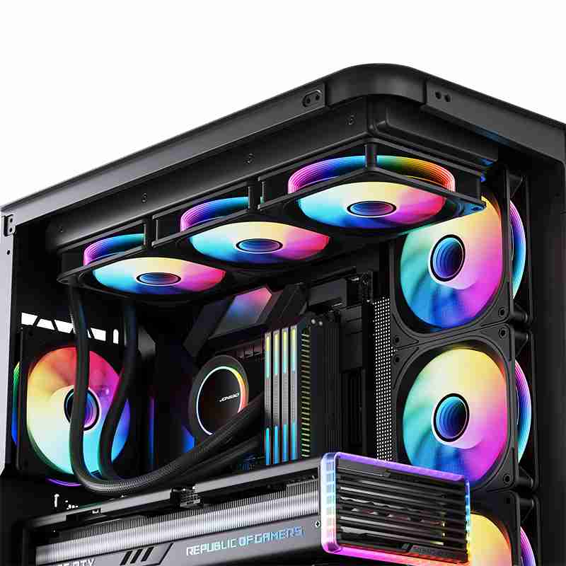 乔思伯 FR-606 系列 12025 规格 ARGB 风扇开售:内框环形灯效,49.9 元