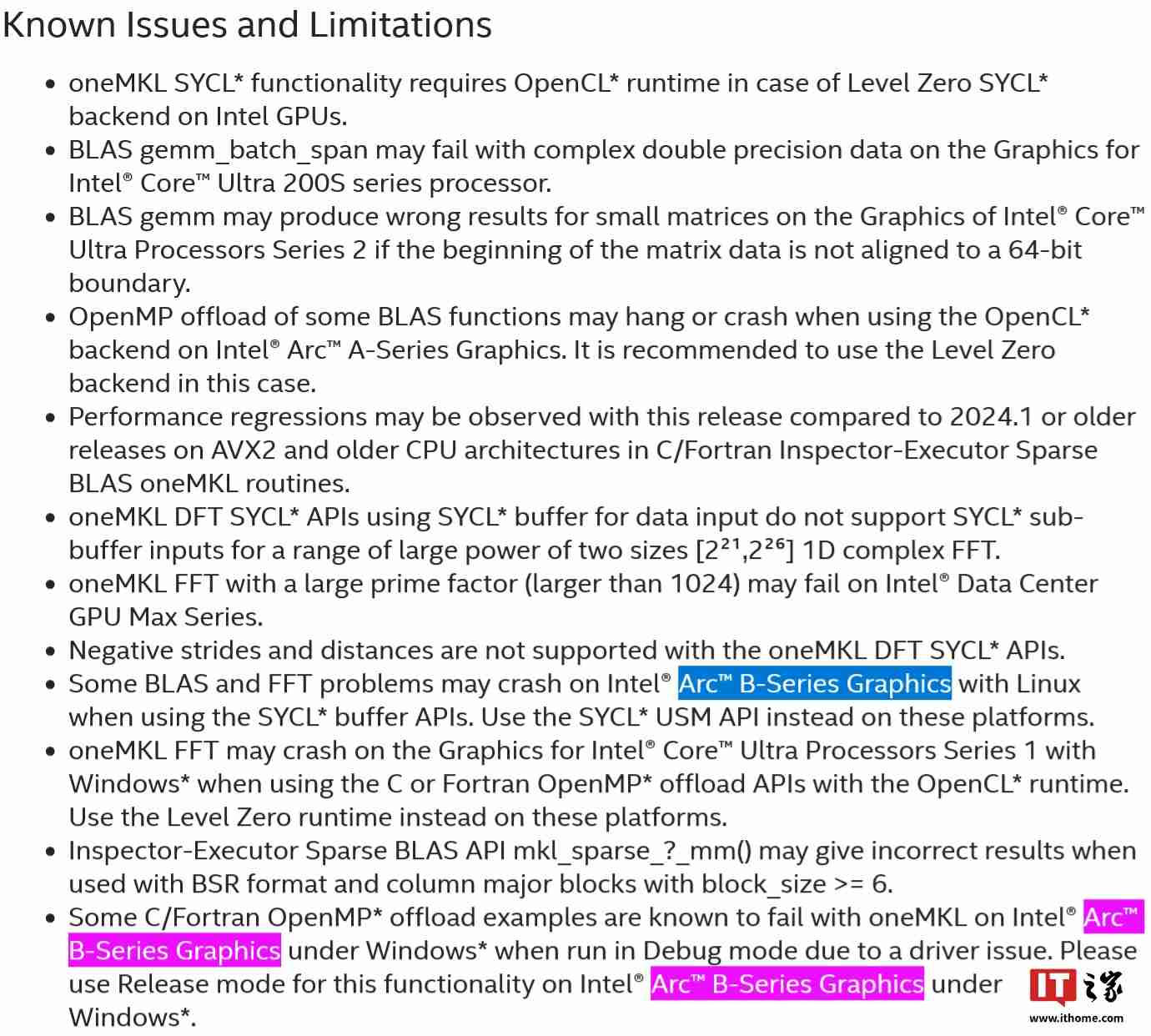 英特尔锐炫 B 系列显卡相关信息现身官网，Battlemage 独显将至