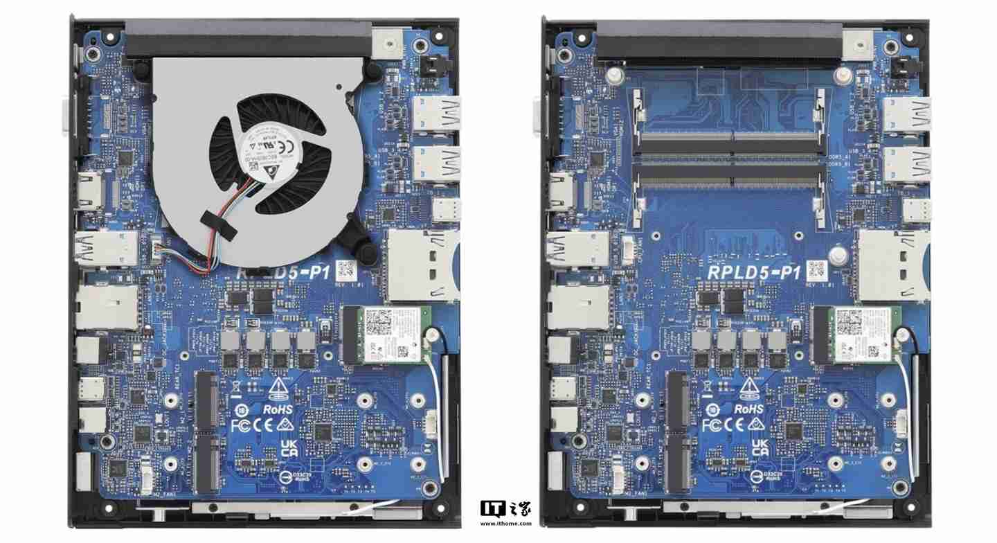 华擎推出 Mars RPL 系列迷你主机：细长风格、板载 12/13 代英特尔酷睿处理器