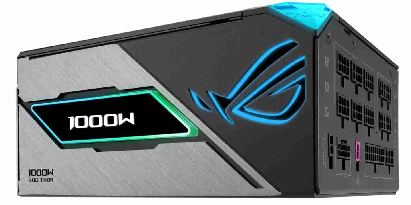 华硕 ROG 雷神 3 代白金牌电源上架：1000W 2699 元、1200W 3499 元