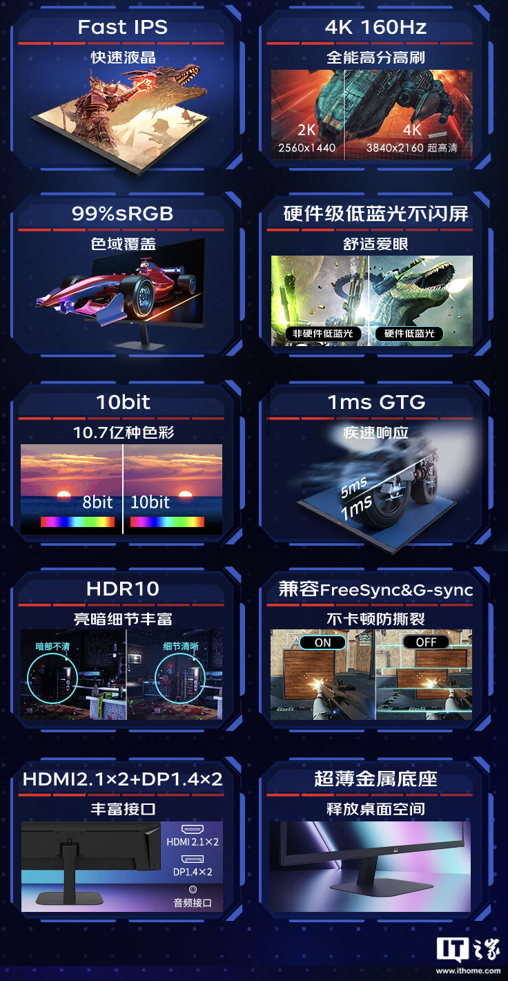 优派推出“VX2757-4K-PRO”27 英寸显示器:4K 160Hz,1499 元