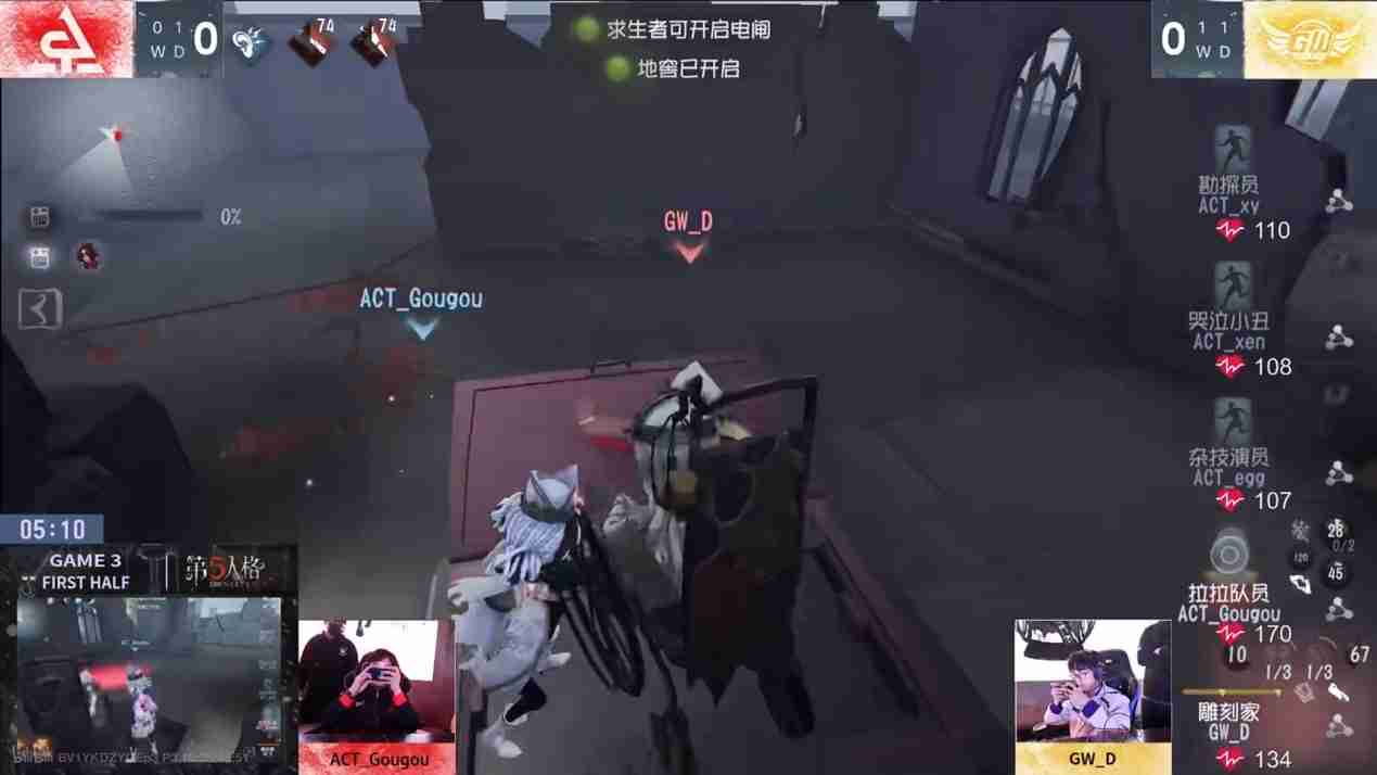 一鸣惊人!Gr_Jin势如破竹四连四抓!——《第五人格》2024秋季赛第六周赛报发布