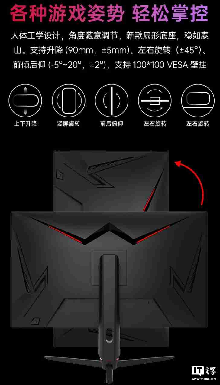 KTC“32GT950”31.5 英寸显示器开售:2K 165Hz,1399 元