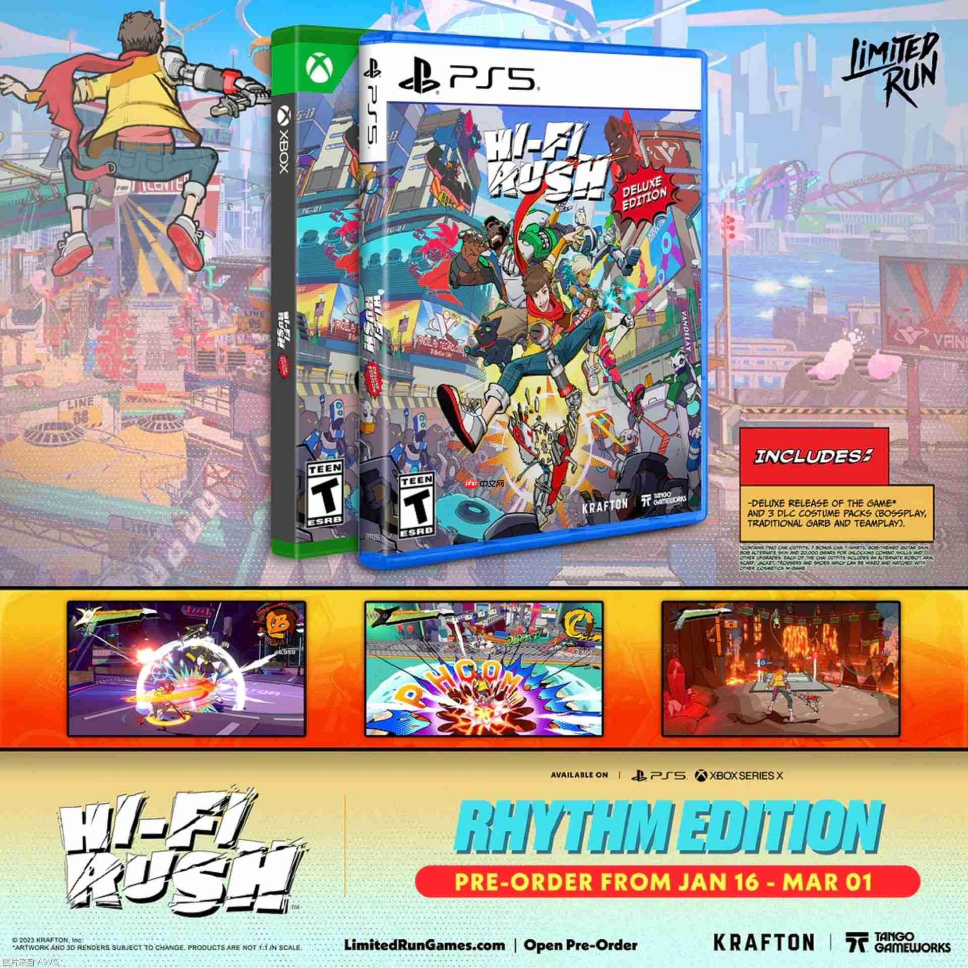《完美音浪 Hi-Fi Rush》将推出实体版