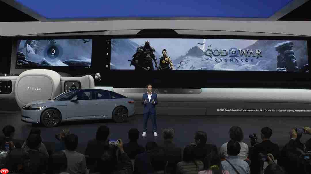 CES:索尼和本田展示电动汽车 本质上是一台PlayStation游戏机