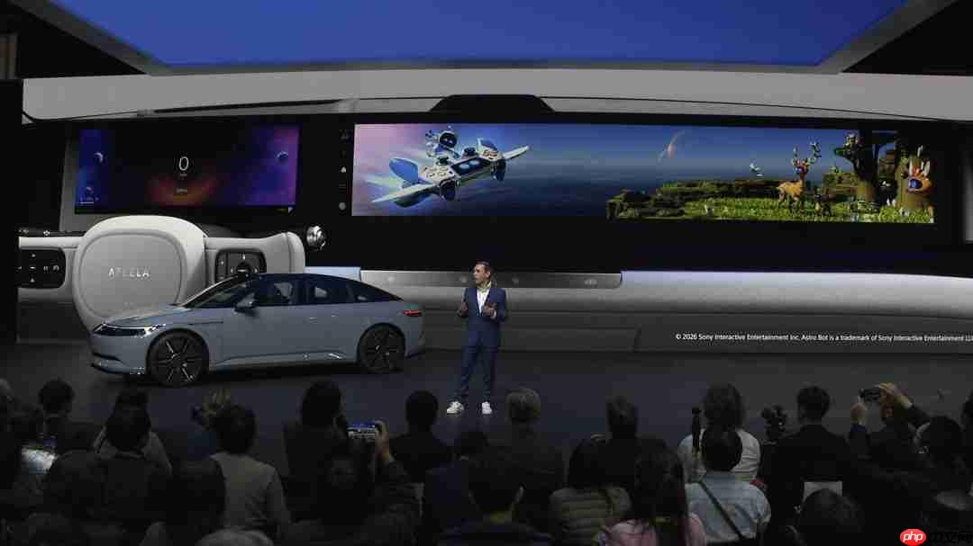 CES:索尼和本田展示电动汽车 本质上是一台PlayStation游戏机