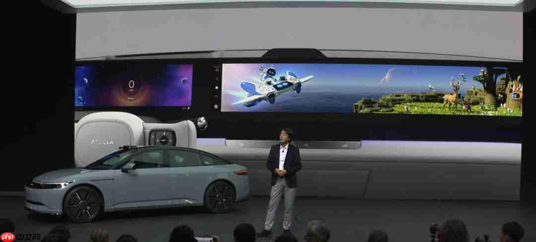 CES:索尼和本田展示电动汽车 本质上是一台PlayStation游戏机