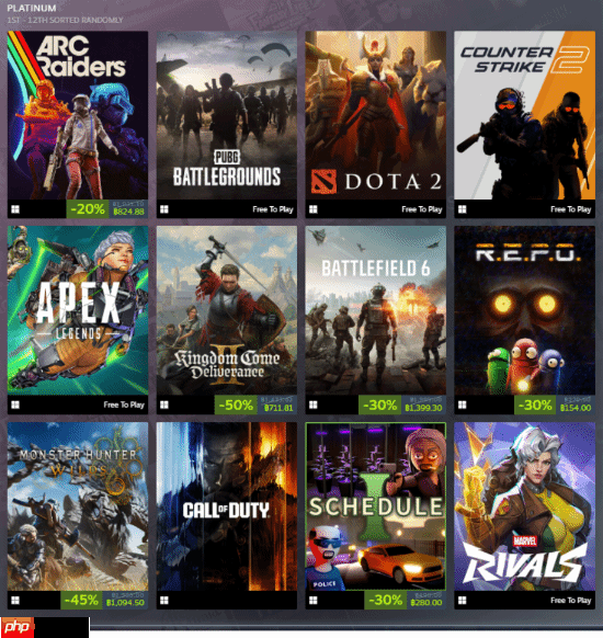 还有高手?《Arc Raiders》跻身steam2525游戏销量排行榜