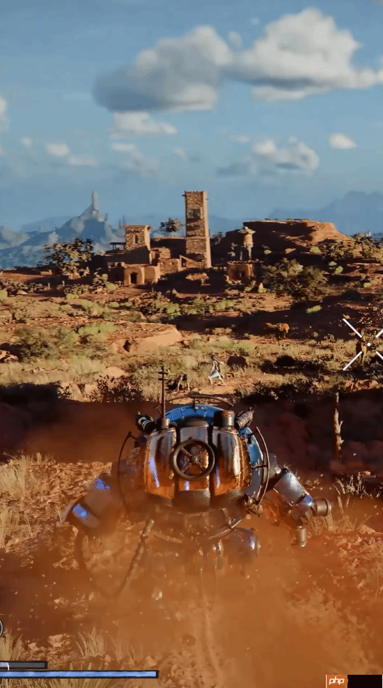 《红色沙漠》开放世界探索太爽！骑鸟乘龙还有机甲