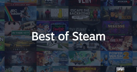 拒绝游戏荒！玩家自制Steam游戏发现网站:超简洁