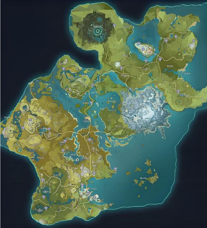 原神官方地图入口全资源标点 告别满世界乱跑锄大地