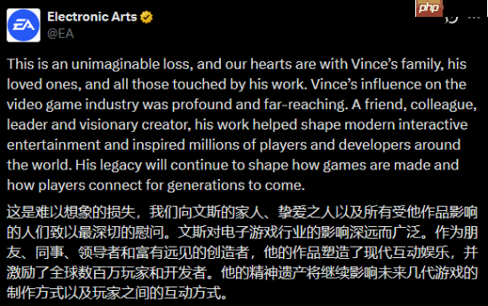 《使命召唤》系列联合创始人Vince Zampella因车祸去世 曾执掌多部大热经典FPS