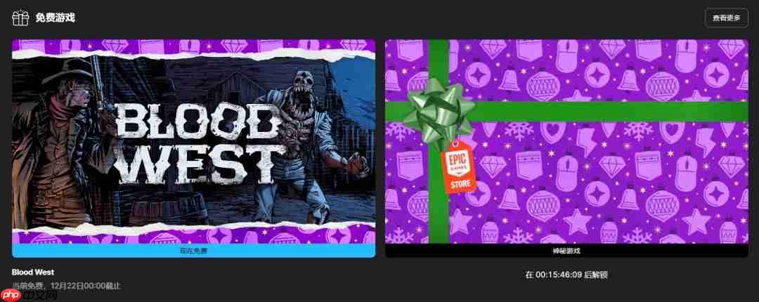 Epic喜加一！免费领取复古潜行FPS游戏《浴血西部》