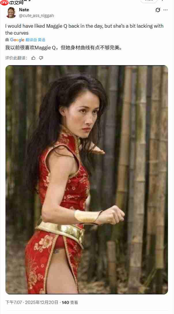 《街头霸王》电影版春丽遭国外女Coser质疑：真的不太好看