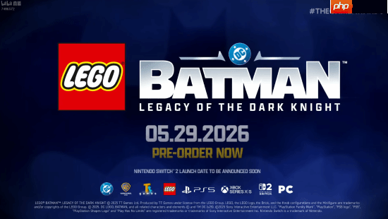 TGA:《乐高蝙蝠侠:黑暗骑士遗产》正式定档 超帅蝙蝠车和摩托!