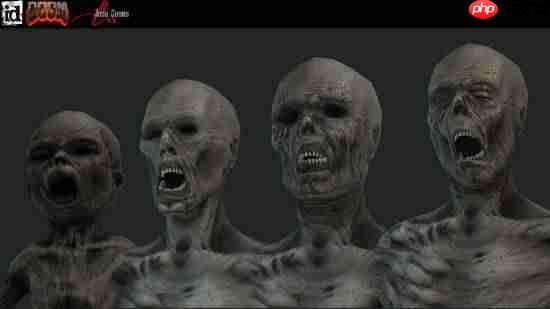 原版《毁灭战士4》开发资料曝光!活体兵器四足坦克等